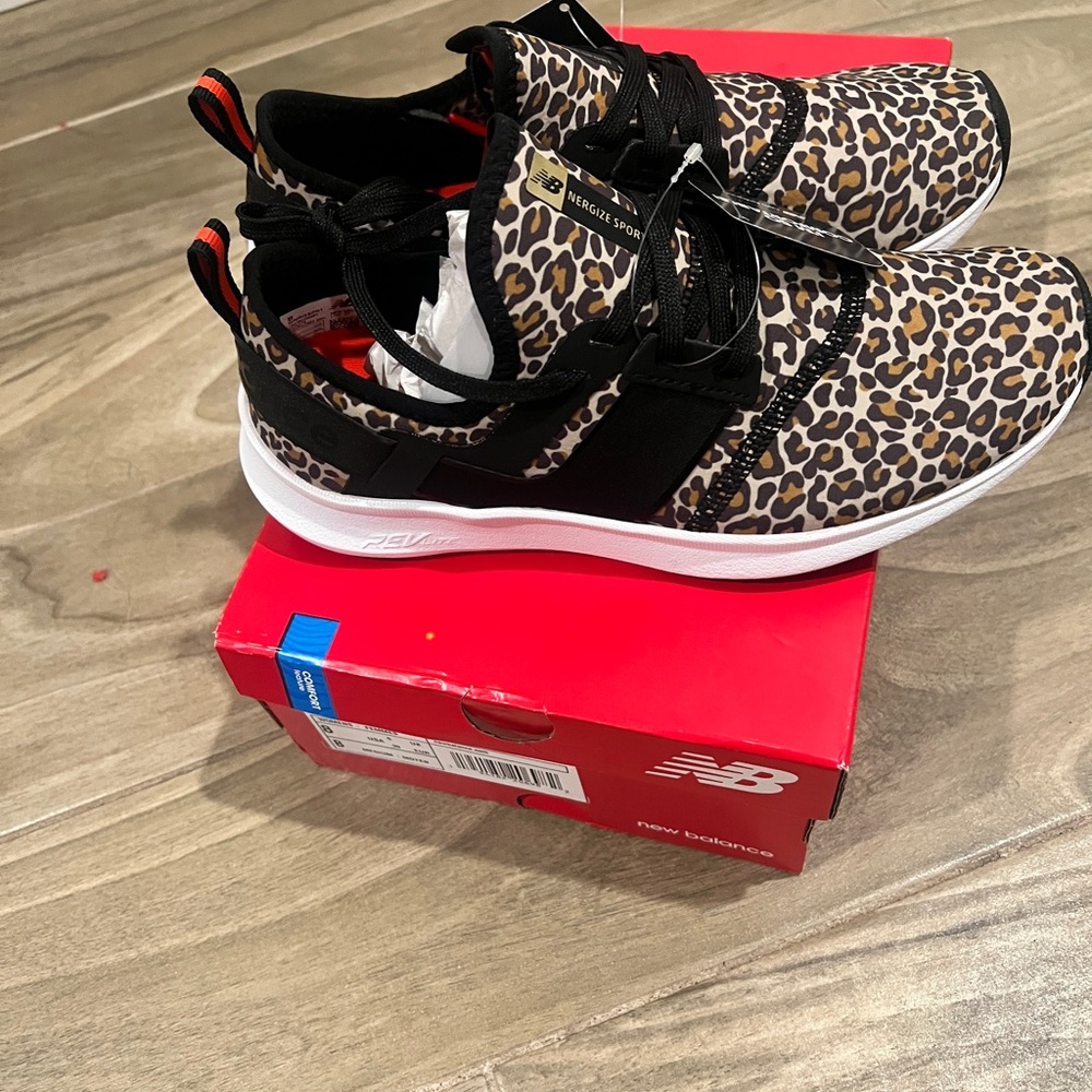 New Balance Leopard Print Sneakers